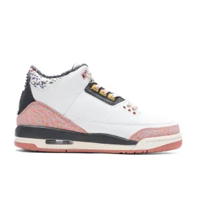 Air Jordan 3 Retro (GS) 'Vintage Floral'  - White/Anthracite/Red Stardust