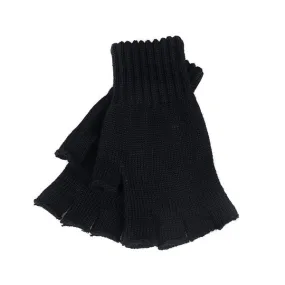 Barbour Fingerless Gloves - Black