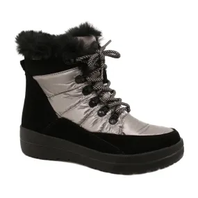 Black Snow boots Waterproof Caprice 26240-29 032 multicolored