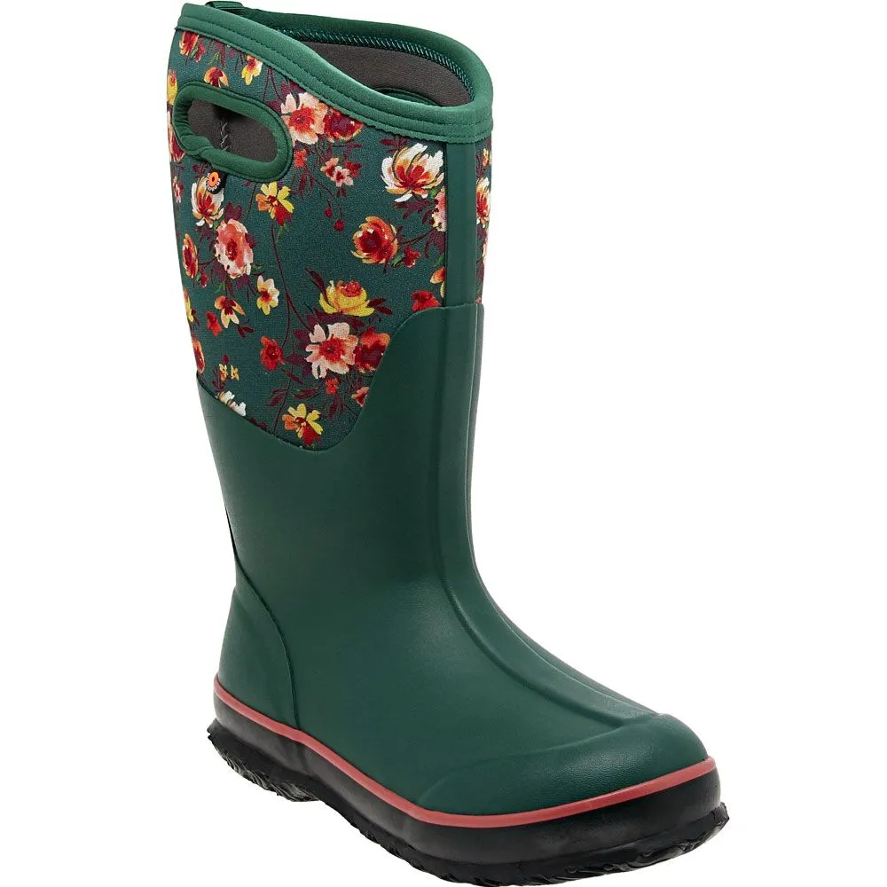 Bogs Painterly Wide Calf Rubber Boots - Womens