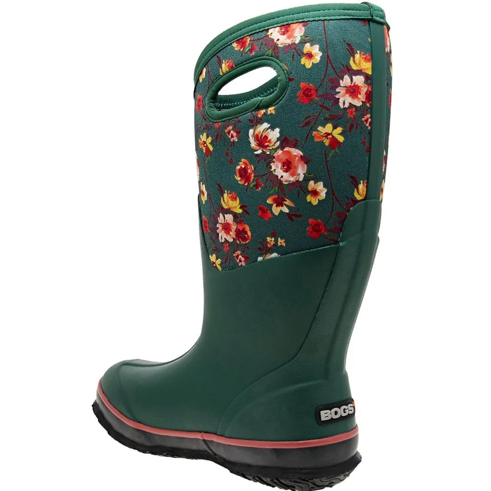 Bogs Painterly Wide Calf Rubber Boots - Womens