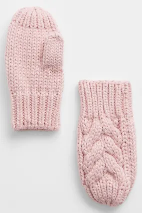 Cable-Knit Mittens