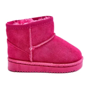 Children's Insulated Snow Boots Fuchsia Gooby pink