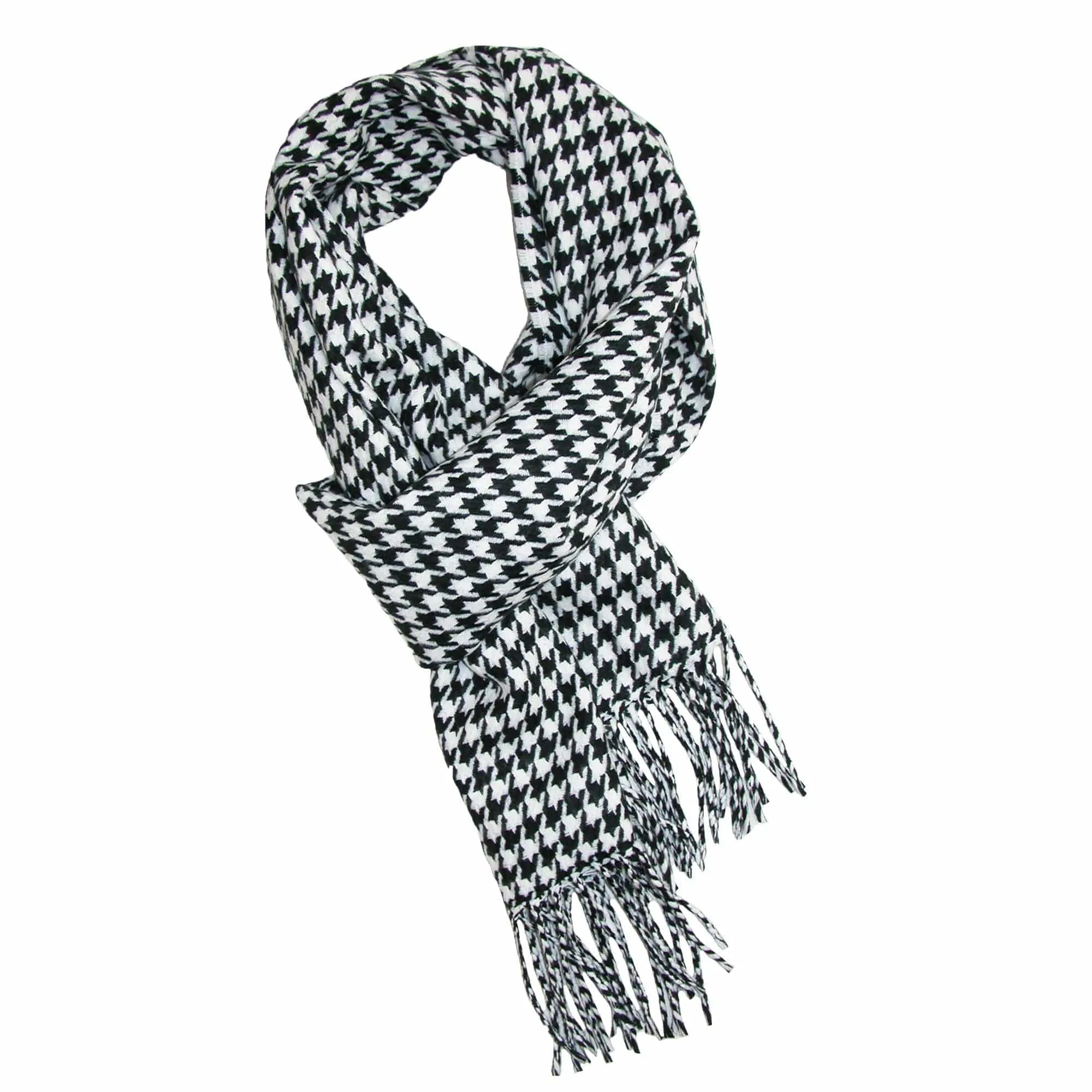 David & Young Softer Than Cashmere Houndstooth Winter Scarf