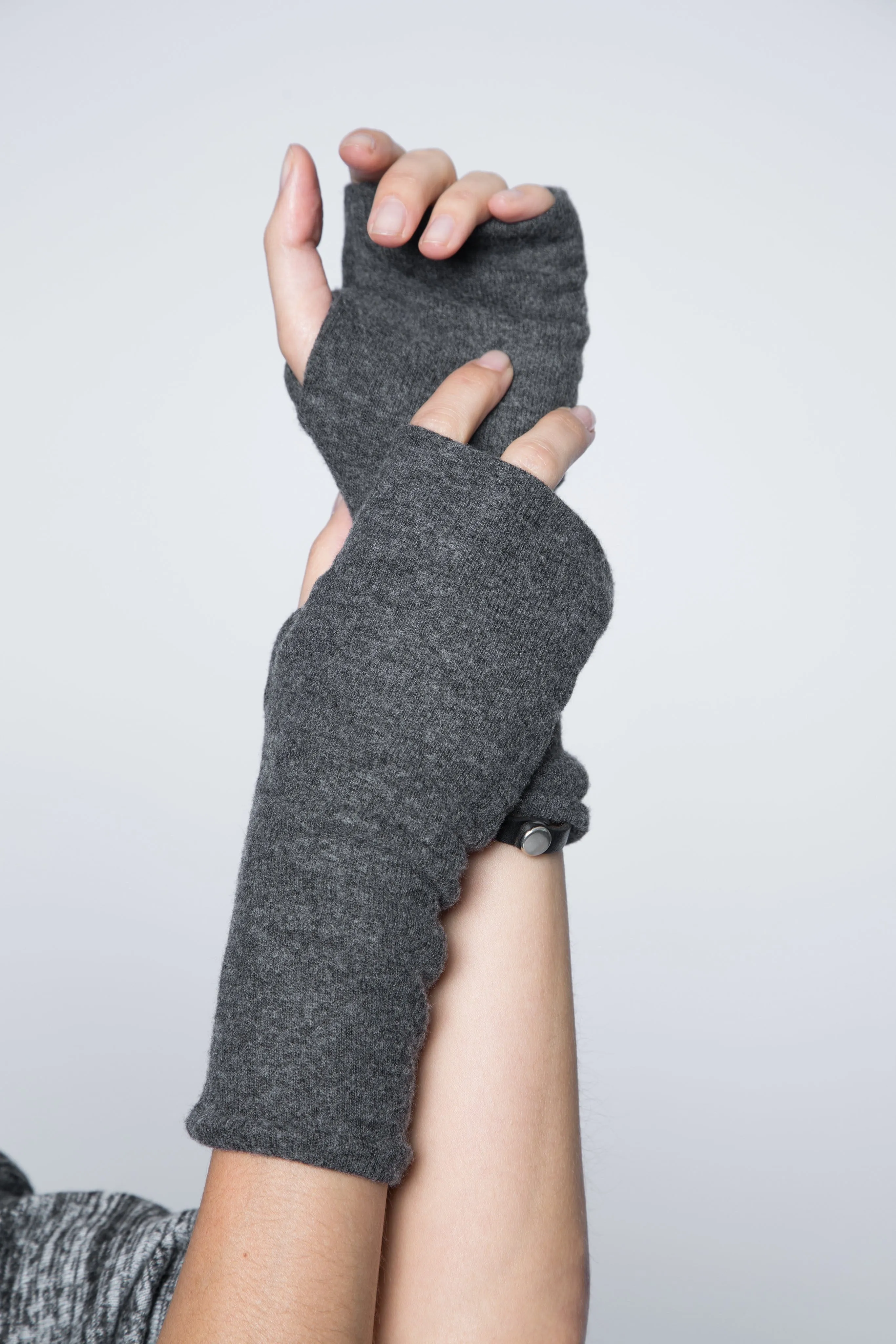 Fingerless Gloves Single Layer Ultra Soft Jersey