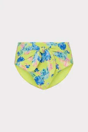 Floating Cosmos Front Tie Bikini Bottom