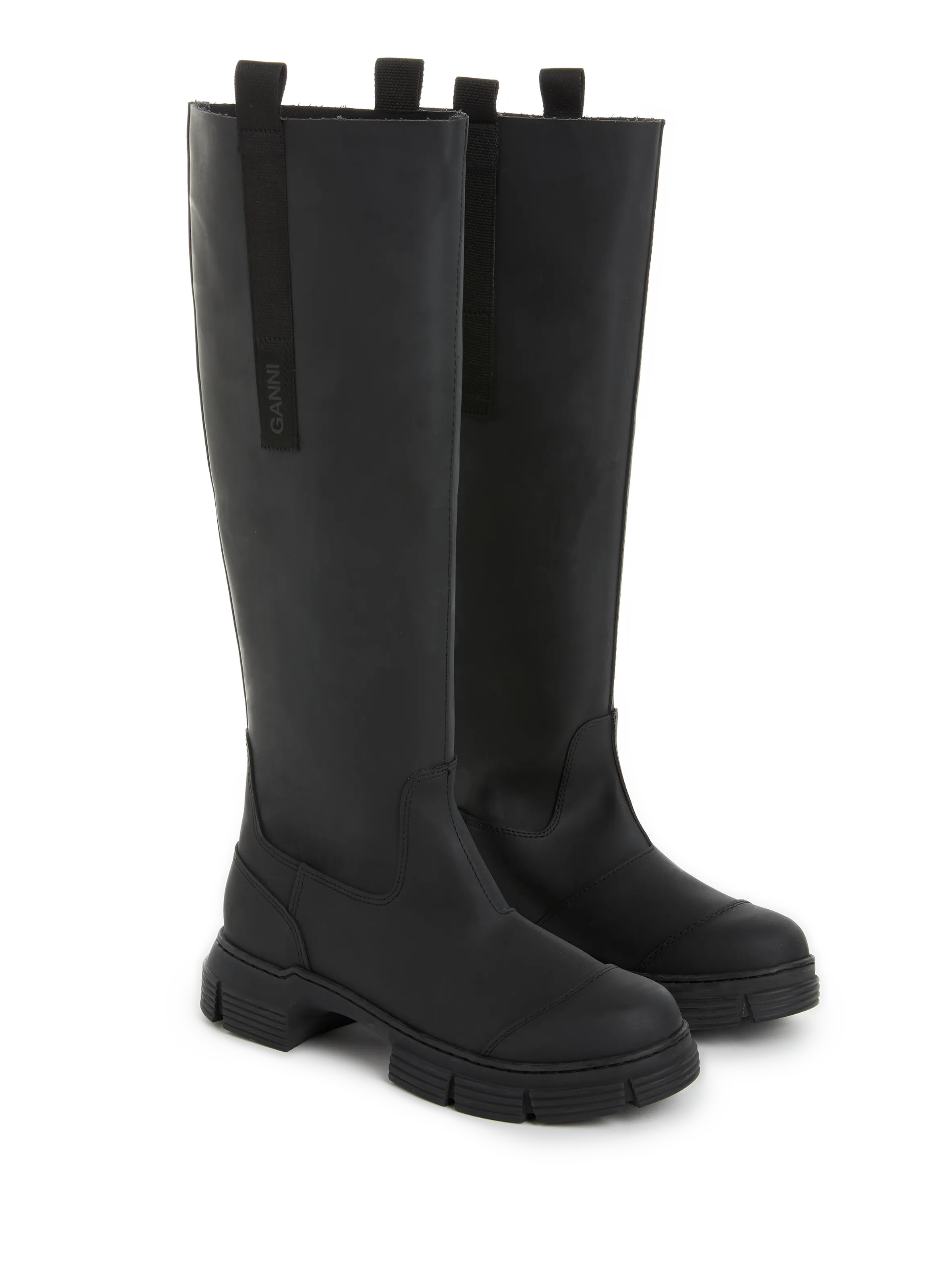 GANNI  Recycled rubber boots - Black