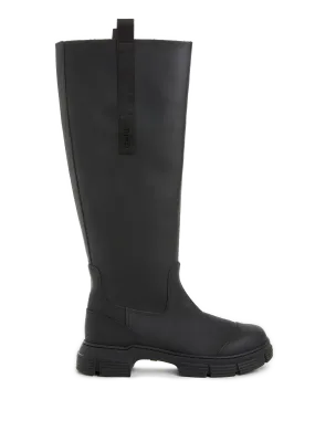 GANNI  Recycled rubber boots - Black