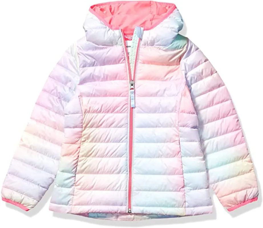 Girls Lightweight Water-Resistant Puffer Jacket - The Puffer Jackets