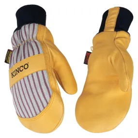 Kinco 1927KWT Lined Premium Grain Pigskin Palm Mitt with Knit Wrist