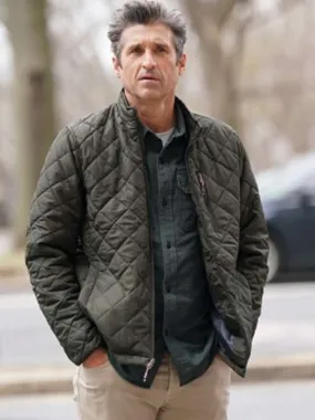 Patrick Dempsey Disenchanted Green Puffer Jacket - New American Jackets