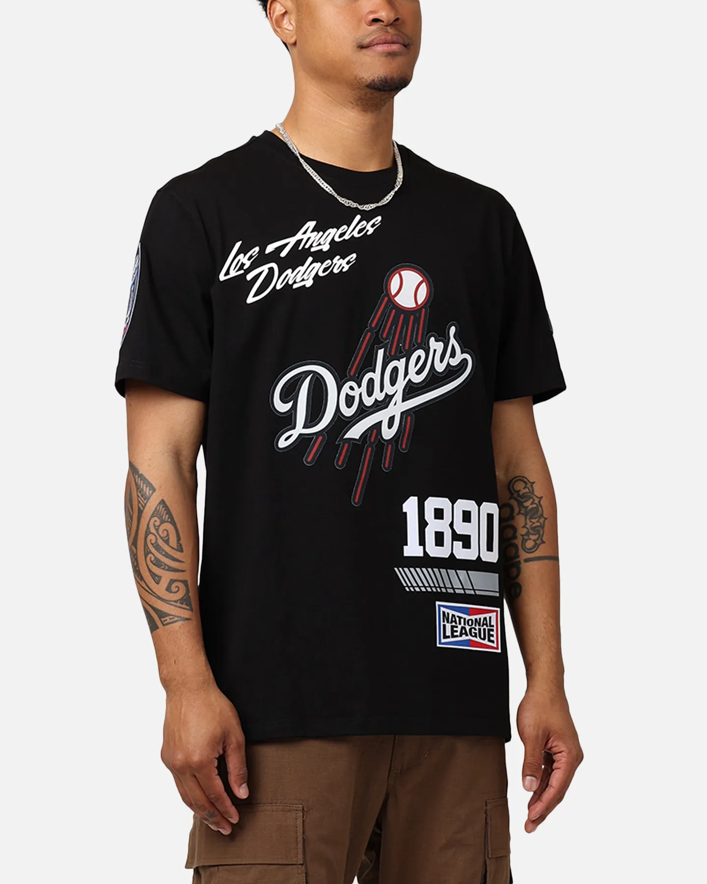 Pro Standard Los Angeles Dodgers Fast Lane SJ T-Shirt Black