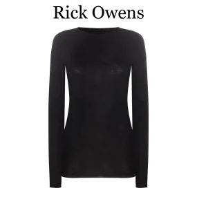 RICK OWENS  |Casual Style Wool Long Sleeves Plain Elegant Style