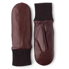 Tina Leather Mittens (Chestnut)