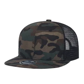 Unisex Summer Casual Camouflage Flat Brim Adjustable Baseball Cap