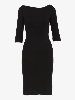 Versus Black Midi Dress