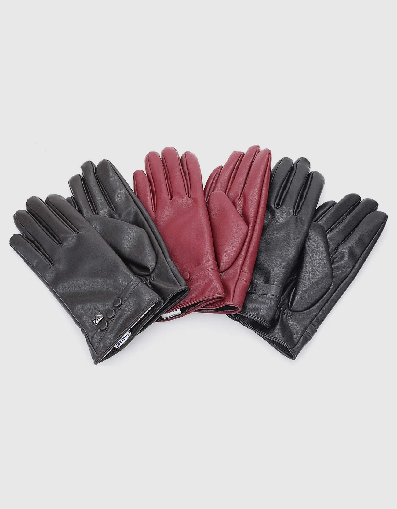 Women's  Touchscreen Three Button Winter Gloves